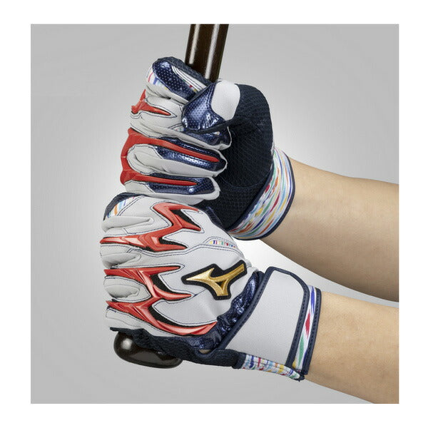 【ネコポス送料無料】ミズノMIZUNO野球バッティンググラブシリコンパワーアークDIDREAMPACK26SS手袋1EJEA567
