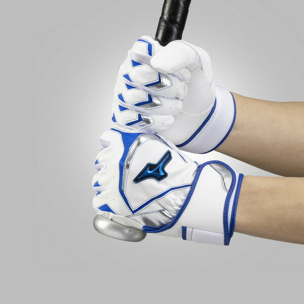 【ネコポス送料無料】ミズノMIZUNO野球ジュニアバッティンググラブWDBLUEウィルドライブブルー手袋少年1EJEY295