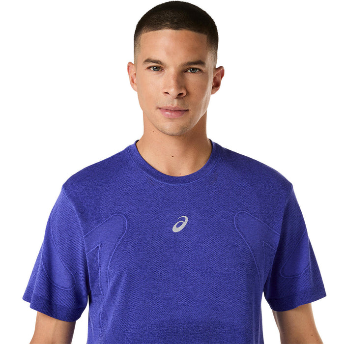 アシックスasicsランニングTシャツ半袖メンズROADランニングシームレス半袖シャツROADACTIBREEZEシームレス通気孔2011D355