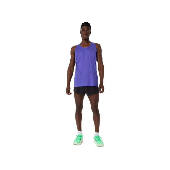 アシックスasicsランニングシングレットタンクトップノースリーブメンズMETARUNシングレットMETARUNACTIBREEZE通気孔軽量レース対応2011D508