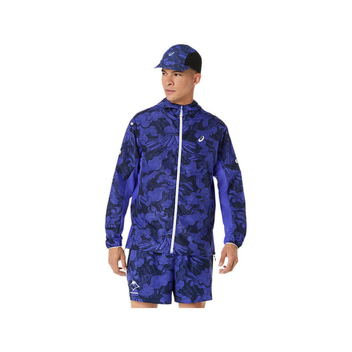 アシックスasicsトレイルランニングジャケットメンズFUJITRAILパッカブルジャケットFUJITRAILパッカブル胸ポケットメッシュパネル温度調節2011D524
