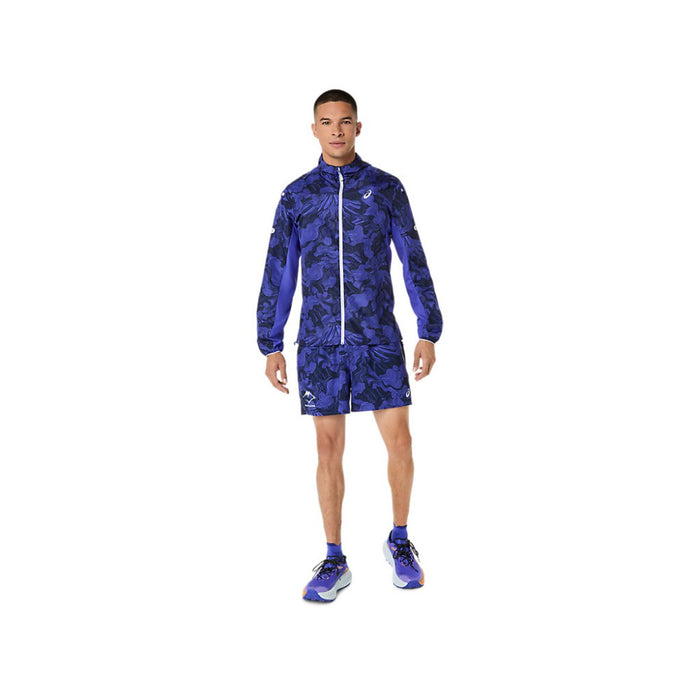 アシックスasicsトレイルランニングジャケットメンズFUJITRAILパッカブルジャケットFUJITRAILパッカブル胸ポケットメッシュパネル温度調節2011D524