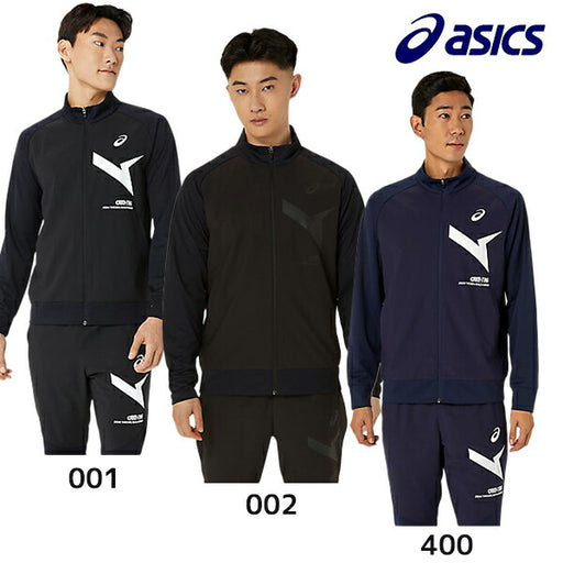 アシックスasicsジャージジャケットAIM-TRGウインドバリアハイブリッドニットジャケット2031E724