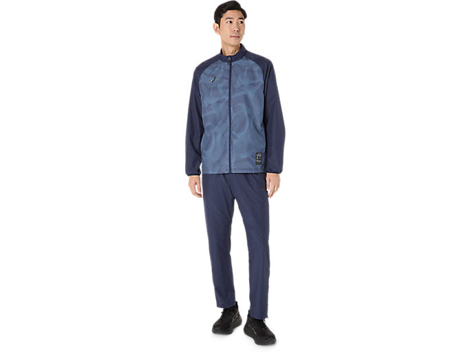 アシックスasicsスポーツトレーニングウェアメンズロングパンツ裏メッシュウインドブレーカーパンツ25FW2031F166