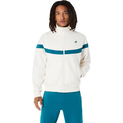 アシックスasicsトレーニングジャケットHERITAGEトラックジャケットメンズレディースコットンリッチ伸縮性リブ編みファスナーポケット2033B999