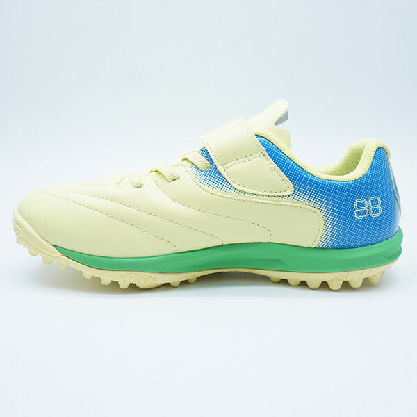 Gene2VCアスレタATHLETA21016J-29イエロージュニアサッカートレーニングシューズベルクロ