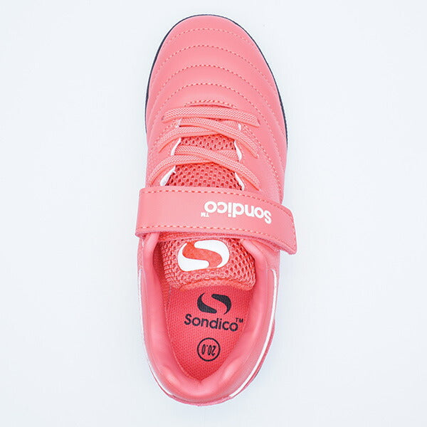 【ショップ限定エントリーでさらに+9倍】ロンドンVTFJソンディコSondico25FVTF071J-15ピンクジュニアサッカートレーニングシューズベルクロ