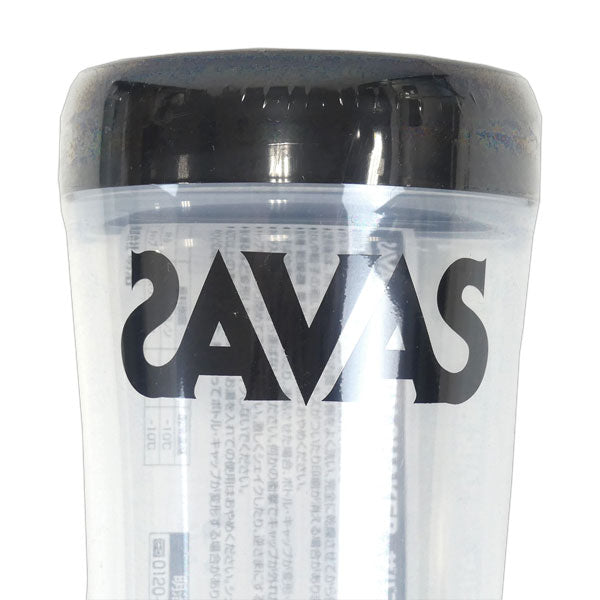 【ショップ限定エントリーでさらに+9倍】ザバスSAVASプロテインシェイカー500mL2600009サッカーフットサルスクリューボトルブラック