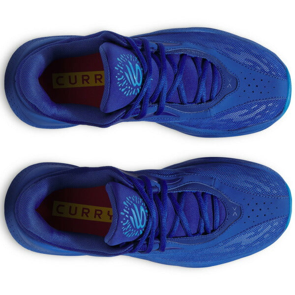 【ショップ限定エントリーでさらに+9倍】アンダーアーマーUNDERARMOURメンズレディースバスケットボールシューズカリースプラッシュ25APバッシュバスケット2E相当ブルー3028460-419
