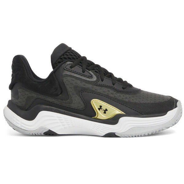 【ショップ限定エントリーでさらに+9倍】アンダーアーマーUNDERARMOURメンズレディースバスケットボールシューズSPAWN7UAスポーン7バッシュバスケットブラック3028461-002