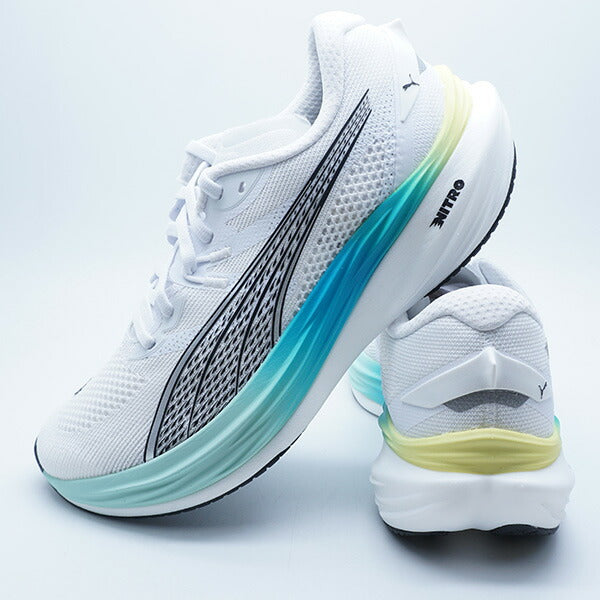【ショップ限定エントリーでさらに+9倍】ディヴィエイトニトロ3プーマPUMA309707-29プーマホワイトランニングシューズ