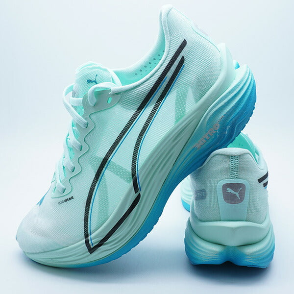 ディヴィエイトニトロエリート3プーマPUMA309809-07ミントメルトランニングシューズ