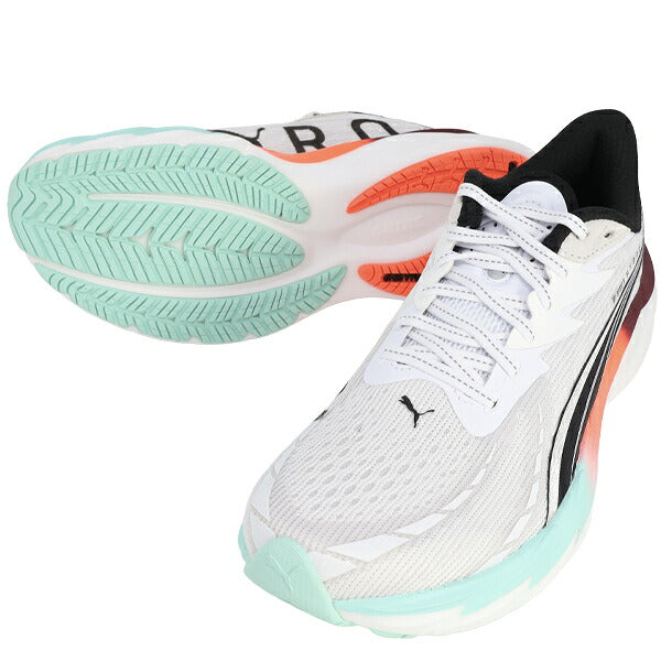 ヴェロシティニトロ4HYROXプーマPUMA311911-01プーマホワイトランニングシューズ