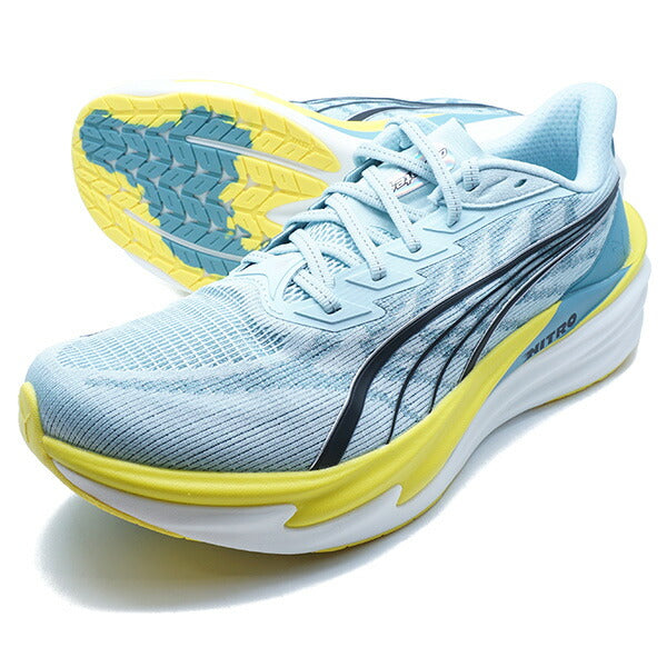 ディヴィエイトニトロ4プーマPUMA312123-08バルティックシーブルーランニングシューズ