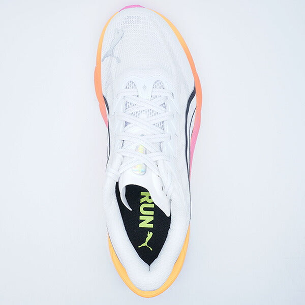 ディヴィエイトニトロ4ウィメンズプーマPUMA312124-10ホワイトピンクレディースランニングシューズ