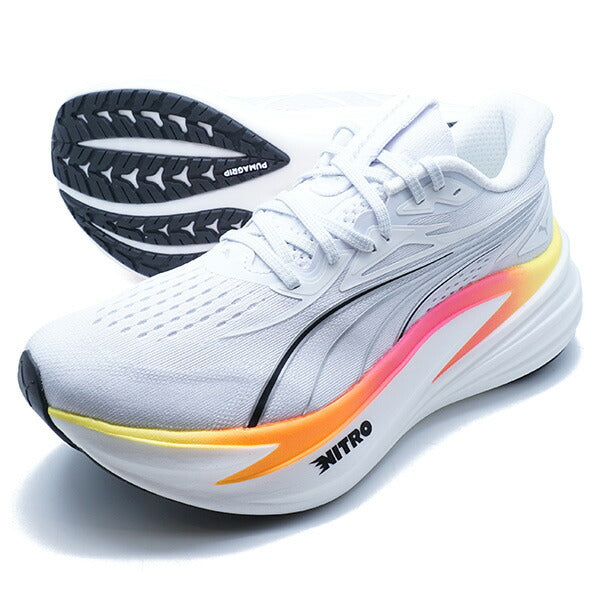 マグマックスニトロ2プーマPUMA312125-08プーマホワイトランニングシューズ