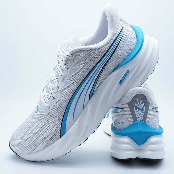 【ショップ限定エントリーでさらに+9倍】ヴェロシティニトロ4APプーマPUMA312635-03プーマホワイトランニングシューズ