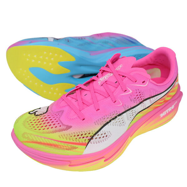 プーマPUMAメンズランニングシューズディヴィエイトニトロエリート4STマラソンジョギング313298-01
