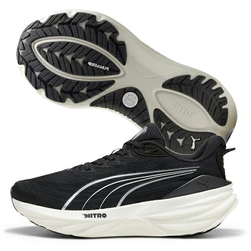 プーマPUMAランニングシューズレディース大人FOREVERRUNNITRO3WIDEフォーエバーランニトロ安定性クッショングリップワイド313703