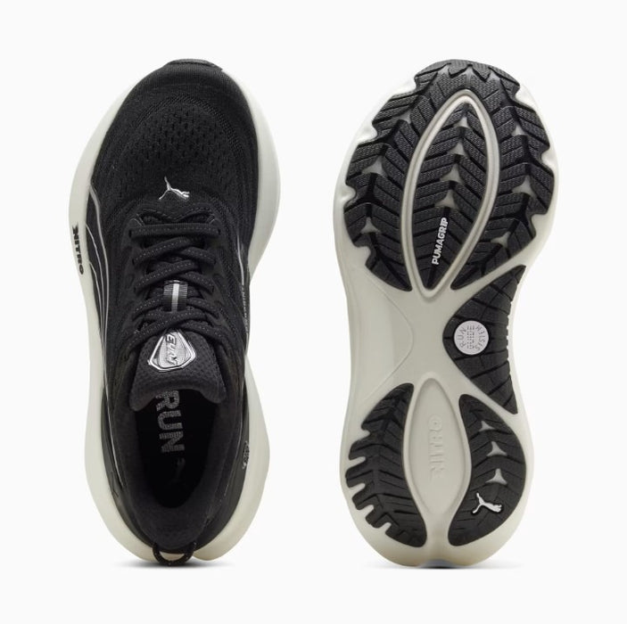 プーマPUMAランニングシューズレディース大人FOREVERRUNNITRO3WIDEフォーエバーランニトロ安定性クッショングリップワイド313703