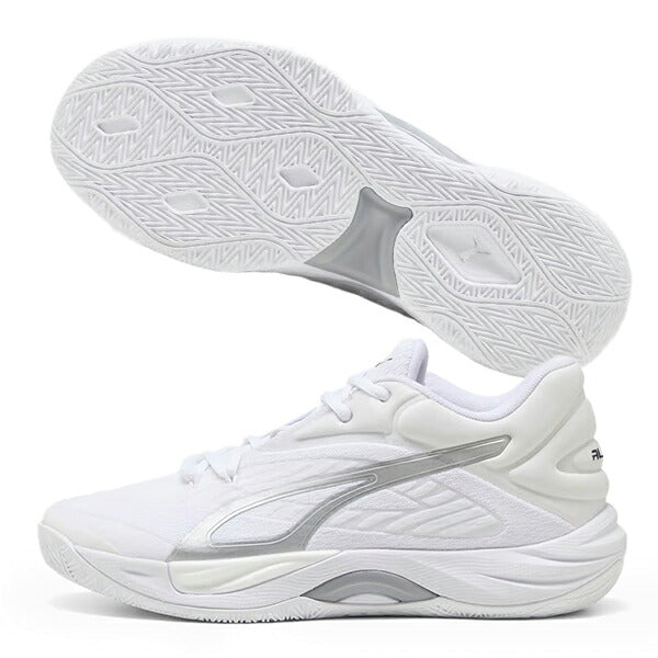 プーマPUMAバスケットボールシューズオールプロニトロスカイブレイク2メンズ大人エンジニアードメッシュ耐摩耗性ミディアムクッション313853-01
