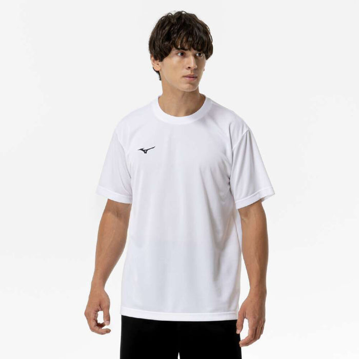 【エントリーでポイント10倍】【ネコポス送料無料】MIZUNOミズノナビドライメンズTシャツ半袖丸首ワンポイントワンポイントTシャツ32MAC190