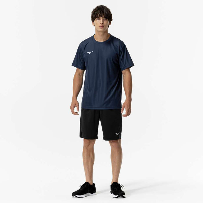【エントリーでポイント10倍】【ネコポス送料無料】MIZUNOミズノナビドライメンズTシャツ半袖丸首ワンポイントワンポイントTシャツ32MAC190