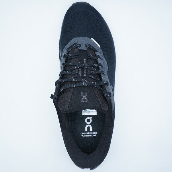 Cloudrunner3WaterproofオンOn3MG10101043ブラックランニングシューズ