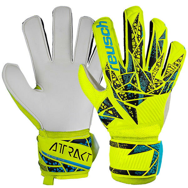 【ショップ限定エントリーでさらに+9倍】ロイシュreuschアトラクトソリッド5460515-2111サッカーGKグローブセイフティイエロー