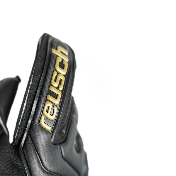 ロイシュreuschアトラクトAB1ゴールドXアリソンモデル5460964-7707サッカーキーパーグローブGKグローブゴールキーパーブラック