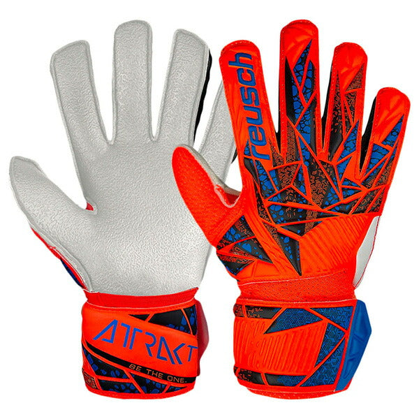 【ショップ限定エントリーでさらに+9倍】ロイシュreuschアトラクトレジストジュニア5462615-2210サッカーGKグローブハイパーオレンジ