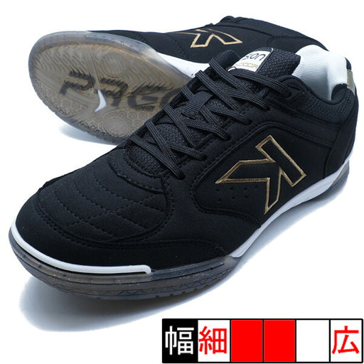 PRECISIONケルメKELME55211-91ブラックゴールドフットサルシューズインドア室内用