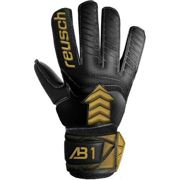 【送料無料】ロイシュreuschアトラクトAB1ソリッドジュニア5562554-7707サッカーキーパーグローブGKグローブゴールキーパーブラックゴールド