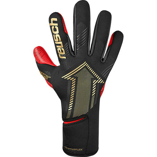 ロイシュreuschファストグリップゴールドXグループリント5570915-7075サッカーキーパーグローブGKグローブゴールキーパーブラック