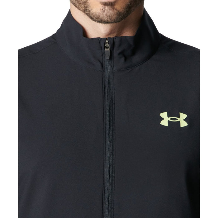 【ネコポス対応可】アンダーアーマーUNDERARMOURトレーニングシャツメンズUAフレッシュウーブンフルジップショートスリーブTシャツ6001546