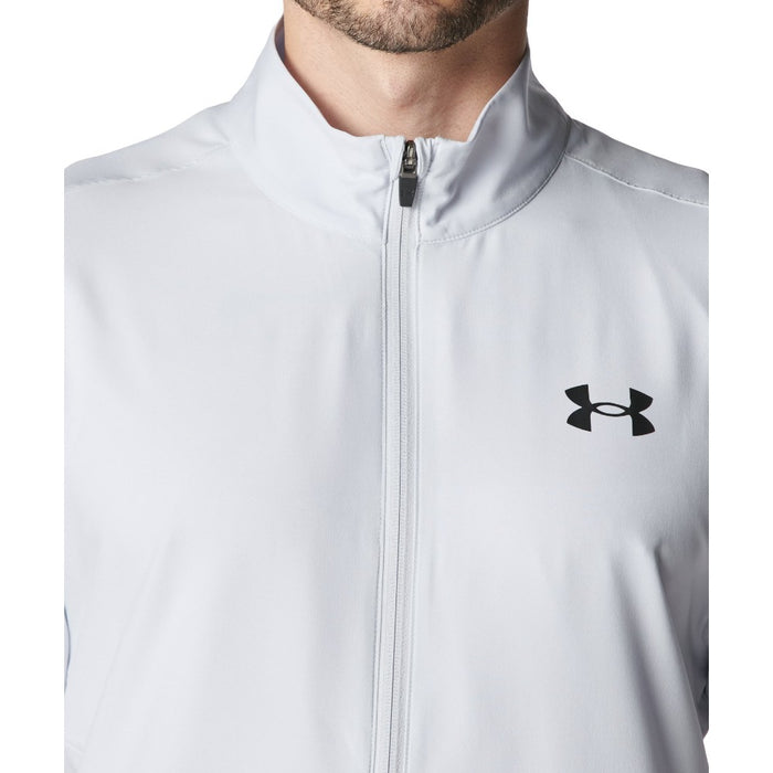 【ネコポス対応可】アンダーアーマーUNDERARMOURトレーニングシャツメンズUAフレッシュウーブンフルジップショートスリーブTシャツ6001546