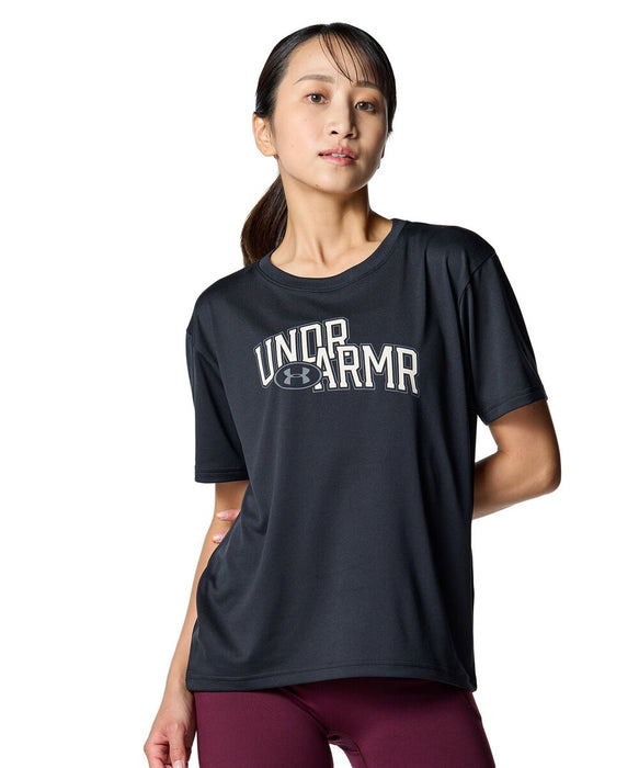 【ネコポス送料無料】UNDERARMOURアンダーアーマーレディースUAテックグラフィックTシャツ半袖6007703