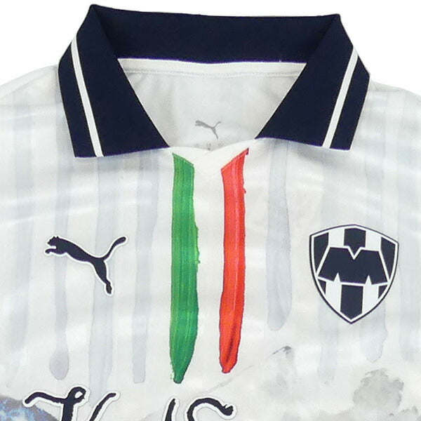 モンテレイKIDSUPERXMTYLSレトロシャツ606851-12サッカー長袖プーマPUMA