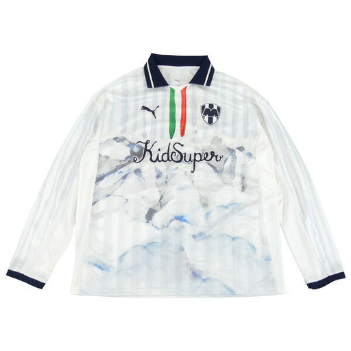モンテレイKIDSUPERXMTYLSレトロシャツ606851-12サッカー長袖プーマPUMA