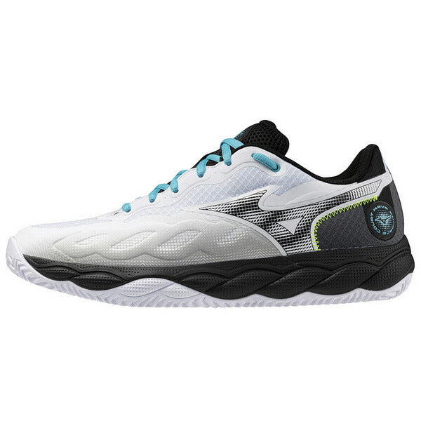 【ショップ限定エントリーでさらに+9倍】ミズノMIZUNOメンズレディーステニスシューズオムニクレーコート用砂入り人工芝ウエーブエンフォースコートWIDEOC61GB2431-09幅広3E相当ホワイト