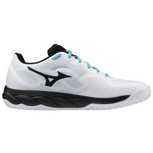 【ショップ限定エントリーでさらに+9倍】ミズノMIZUNOメンズレディーステニスシューズオムニクレーコート用砂入り人工芝ウエーブエンフォースコートWIDEOC61GB2431-09幅広3E相当ホワイト