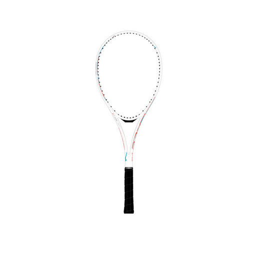 ミズノMIZUNO軟式ソフトテニスラケットアクロスピードV-05前衛重視モデルパールホワイト63JTN6A5フレームのみ