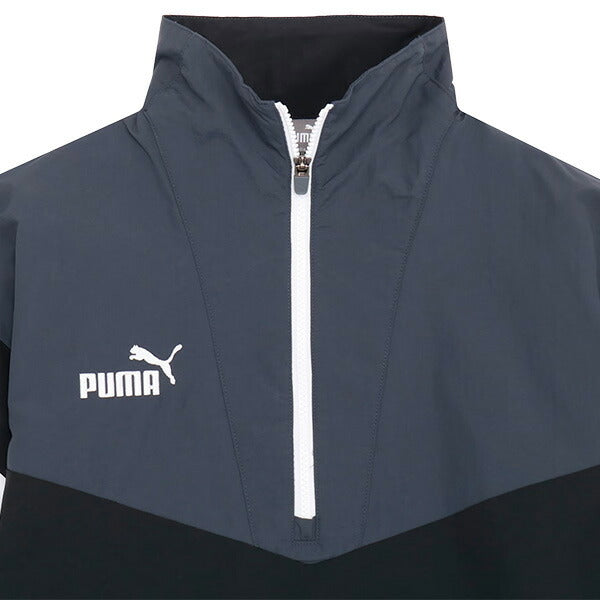 【ショップ限定エントリーでさらに+9倍】プーマPUMAピステ上下セットINDIVIDUALレトロウーブン658824/658825サッカーハーフジップロングパンツメンズ
