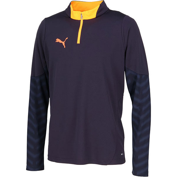 プーマPUMAINDIVIDUALCUP1/4トレーニングトップ660497-08サッカーフットサルハーフジップトップピステメンズ