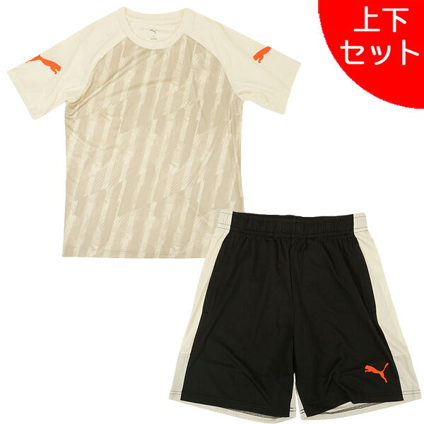 【上下セット】プーマPUMAINDIVILIGAグラフィック半袖シャツTRショーツ上下660968-660976-04サッカーフットサルプラクティスシャツパンツメンズ