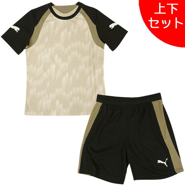 【上下セット】プーマPUMAINDIVIDUALFINAL半袖シャツショーツ上下661212-661214サッカーフットサルプラクティスシャツパンツメンズ