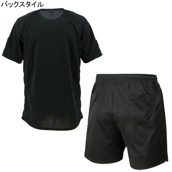 【上下セット】プーマPUMAレフェリーウェア上下セット705377-656330サッカーフットサルレフェリーシャツハーフパンツ審判ウェア半袖ベルクロ付き黒