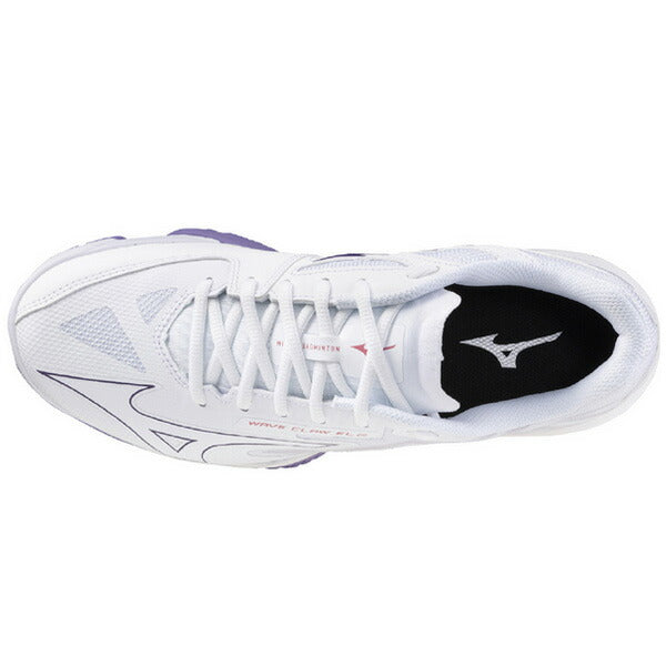 【ショップ限定エントリーでさらに+9倍】ミズノMIZUNOメンズレディースバドミントンシューズウエーブクローEL2FIT2E相当ホワイト71GA258268