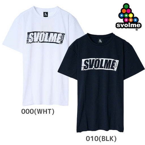 【ショップ限定エントリーでさらに+9倍】【ネコポス送料無料】SVOLMEスボルメBOXロゴハーフスリーブ半袖Tシャツメンズ7243-21800
