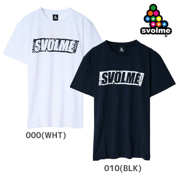 【ショップ限定エントリーでさらに+9倍】【ネコポス送料無料】SVOLMEスボルメBOXロゴハーフスリーブ半袖Tシャツメンズ7243-21800
